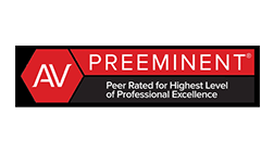 AV Martindale-Hubbell Preeminent Rating