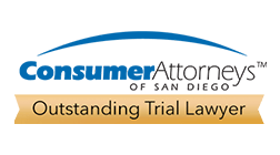 Consumer Attorney San Diego Outstanding Trial Lawyer award