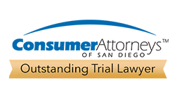 Consumer Attorney San Diego Outstanding Trial Lawyer award Consumer Attorney San Diego Outstanding Trial Lawyer award